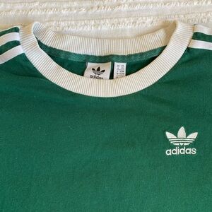 Adidas green t shirt